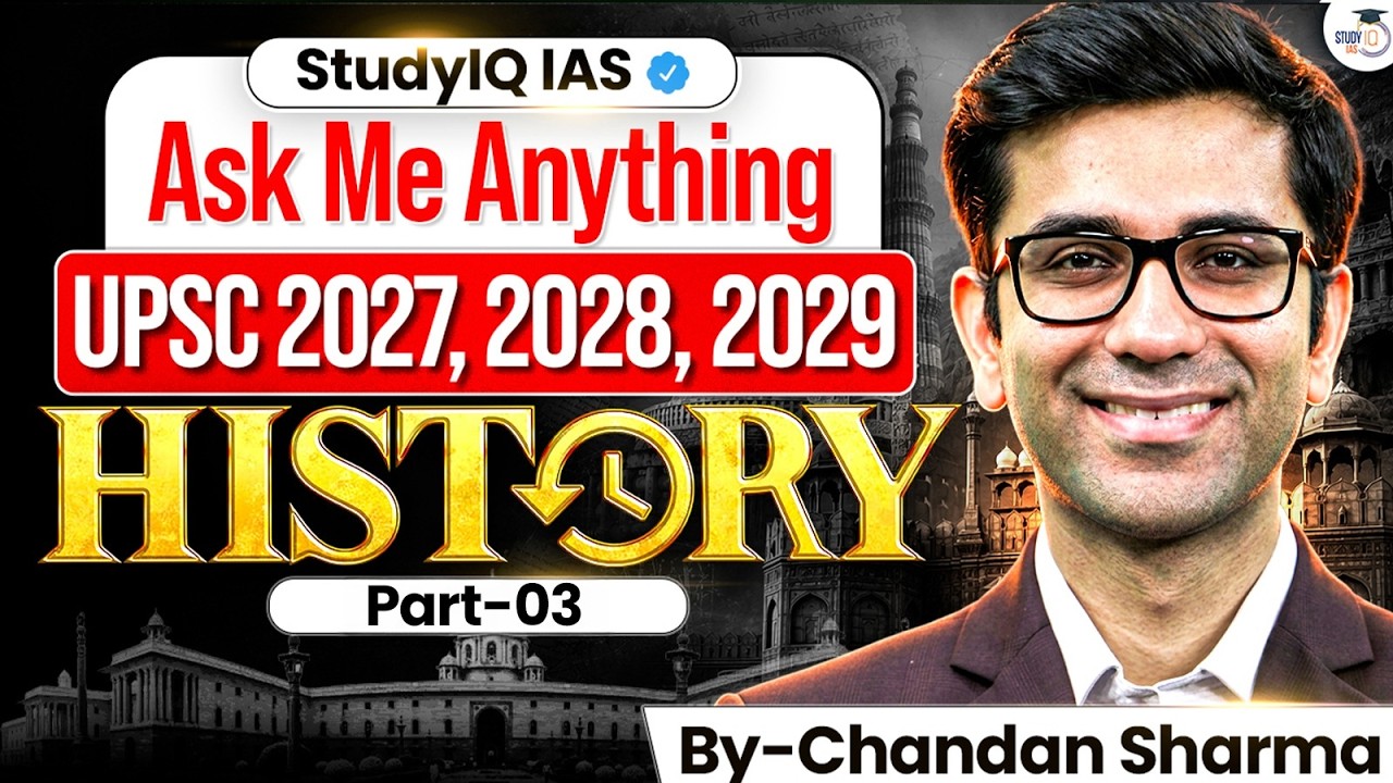 UPSC 2027, 2028 & 2029 Aspirants: Ask Me Anything Part 3 | Chandan Sharma Sir
