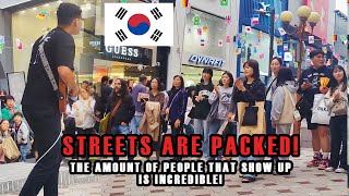 Download lagu KOREAN STREETS get JAM-PACKED for Chasing Cars! 🇰🇷 mp3