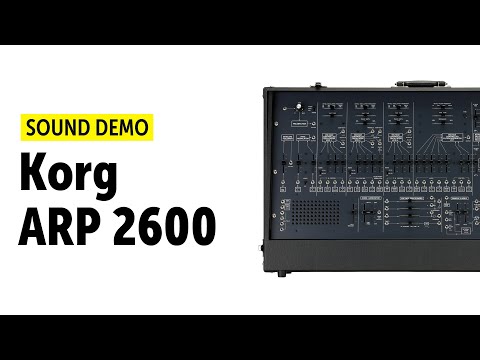 NAMM 2020: Korg ARP 2600 Sound Demo (no talking)