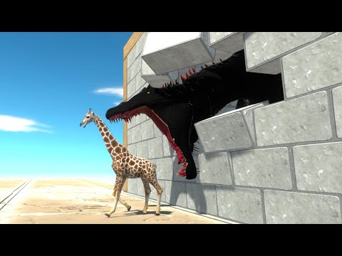 Dark Spinosaurus Attacks From a Cage ► Animal Revolt Battle Simulator