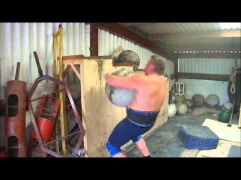 400lb Atlas Stone to 66 inch platform