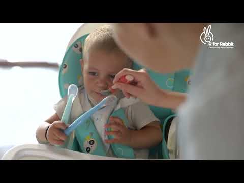 R for Rabbit Safe Feed Spoons For Kids