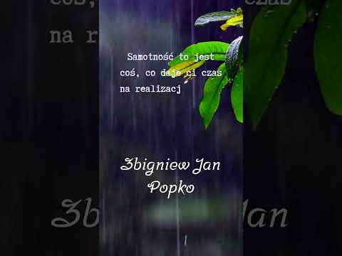 [Encyklopedia Wiedzy Duchowej] ✨ „Samotność to jest coś, co daje ci czas na realizację celów. (…) Samotność jest potęgą”. Z. J. P