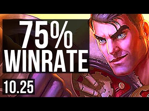 JAYCE vs SHACO (TOP) | 75% winrate, 6/1/5 | NA Master | v10.25