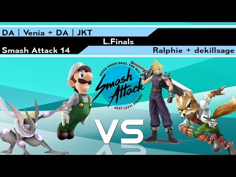 Smash Attack 14 - [L.Finals] DA  Venia + DA  JKT vs Ralphie + dekillsage