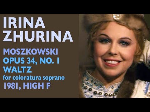 Glass Shatterers! Irina Zhurina - Moszkowski: Waltz (arranged for coloratura soprano), High F