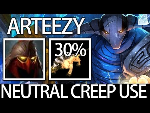 Strong Neutral Early Game Arteezy Sven Gameplay with Dominator