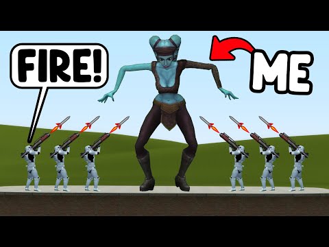 Ruining The Event With A Giant Woman - Gmod Star Wars RP Admin Trolling