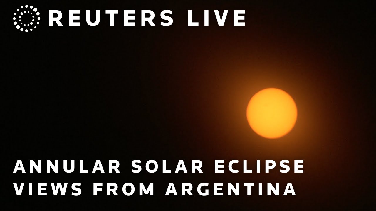 LIVE: Annular solar eclipse views from Argentina