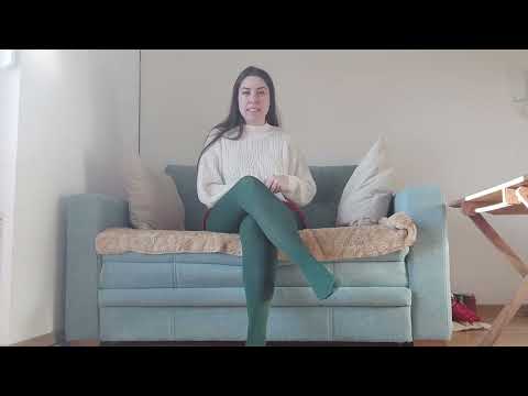 200 Denier Nylon Tights Review | White vs Green (Try-On & Comparison)