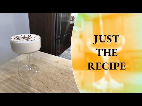 How to Make the Far North Rum Walnut Alexander - Just the Recipe - Rum Cocktail - Cocktails at Home