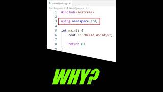 Why we use Using Namespace std in C++ | Bit Coders #cplusplus #cplusplusprograming #programming