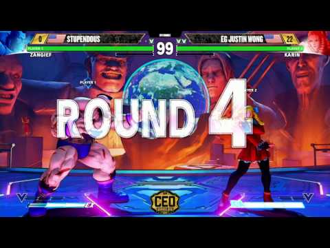 "BBR" SFV AT CEO2016 - STUPENDOUS vs EG JUSTIN WONG  (1080p HD)