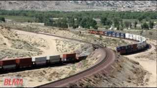 preview picture of video 'BLMA Railfanning - Colton, Cajon Pass and Frost HD - MAY 2012'