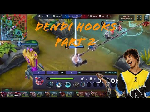 Mobile legend highlights compilation: Dendi hooks part 2