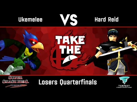 Ukemelee (Falco) vs Hard Reid (Marth) - Losers Quarterfinals - Take The L #40