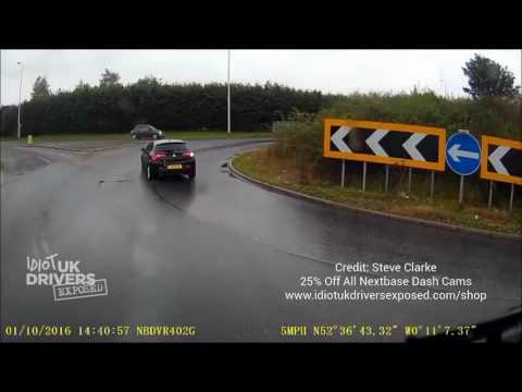 Krispy Kreme Idiot HGV Driver   Caught on Dash Cam UK   What a doughnut!