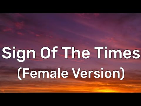 Harry Styles - Sign Of The Times (Female Version) (Lyrics) [TikTok Song]