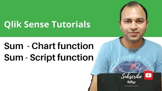 Qlik Sense Tutorial | Qlik Sense Script and Chart Function - Count() Function