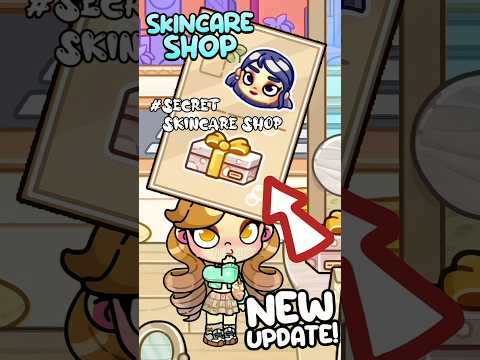 Avatar World New Update Secret Skincare Shop #avatarworld #pazu #pazugames #shorts