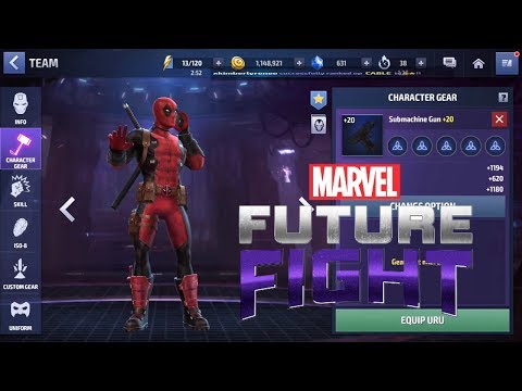 Marvel Future Fight Part 132 - Deadpool Gear Maxed! The Quest for Level 70 Begins!
