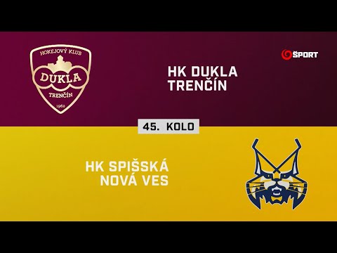 45. kolo: HK Dukla Trenčín – HK Spišská Nová Ves 3:4 (HIGHLIGHTY)
