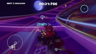 Sonic & All-Stars Racing Transformed | Roulette Road Expert Time Attack [00:53.864]