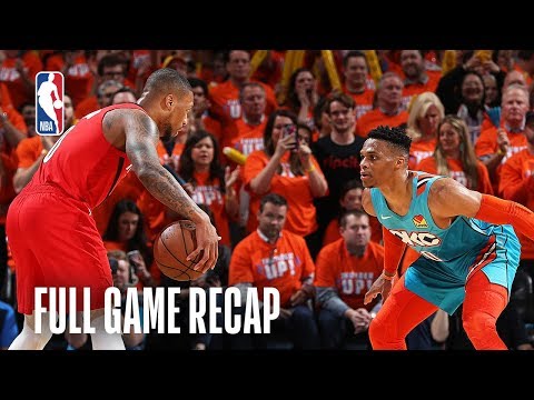 TRAIL BLAZERS vs THUNDER | Russell Westbrook Shows No Quit With 33 Points | Game 3