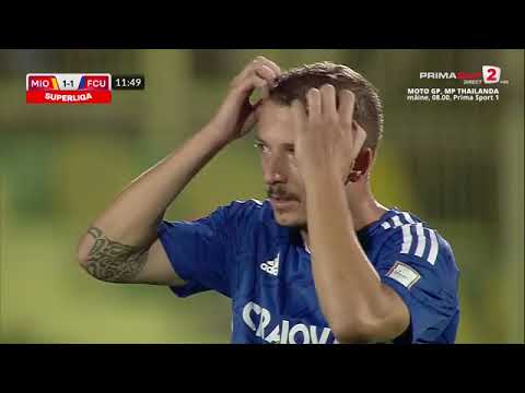 GOOOL! CS Mioveni – FCU Craiova 1-1. Achim egalează pentru echipa lui Mititelu
