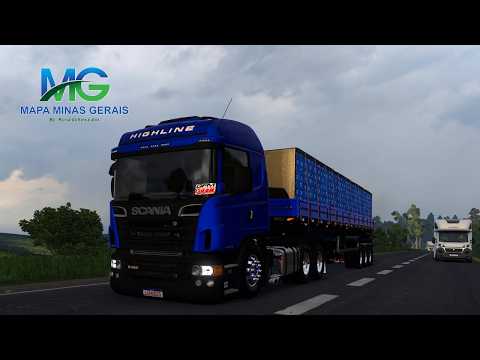 ETS 2: Mapa Minas Gerais | Scania Highline: De Arcos para Divinópolis