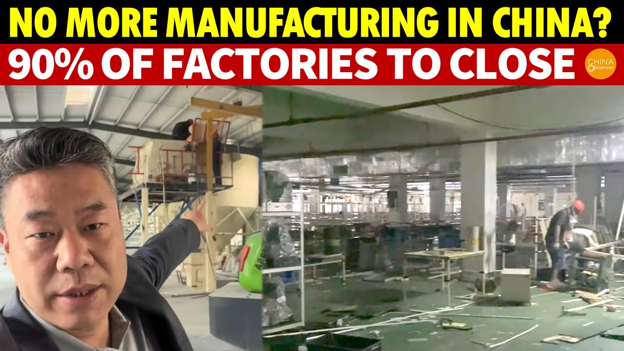 No More Manufacturing In China 90 Of Factories To Close Overcapacity No More Manufacturing In China 90 Of Factories To Close Overcapacity