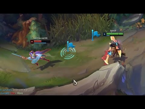 50% HP Fiora vs 100% HP Draven