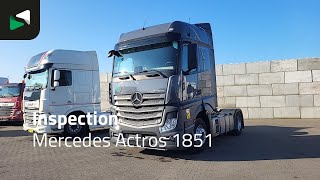 Продажба на влекач Mercedes-Benz Actros 1851 4X2 BigSpace 2x Tanks - Изображение 4 | Autoline BG Влекач Mercedes-Benz Actros 1851 4X2 BigSpace 2x Tanks | Изображение 4 - Autoline