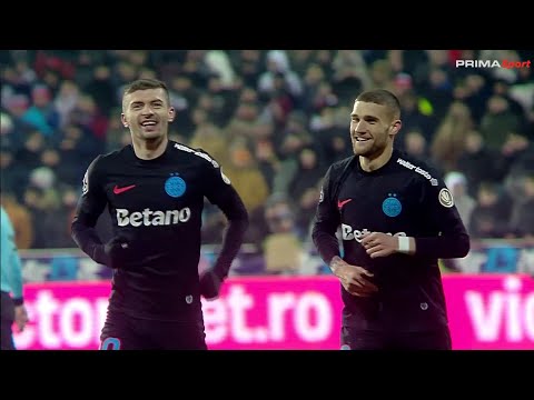 REZUMAT | Oțelul - FCSB 1-4. Roș-albaștrii câștigă clar o partidă în care au fost conduși