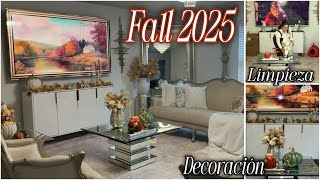 New Fall 2025 Decor 🍁 My Living Room Makeover 🍁 Get Motivated to Clean #falldecor