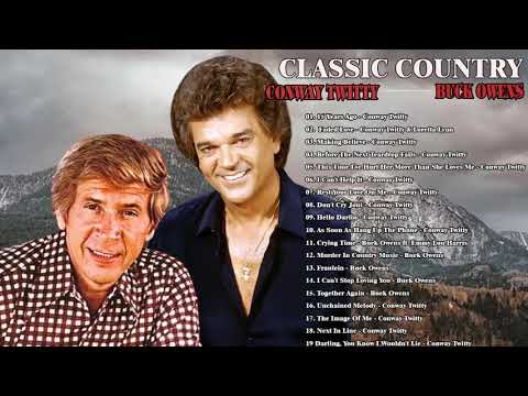 CONWAY TWITTY & BUCK OWENS - Best Classic Country Songs 70's 80's - Country Duets Songs