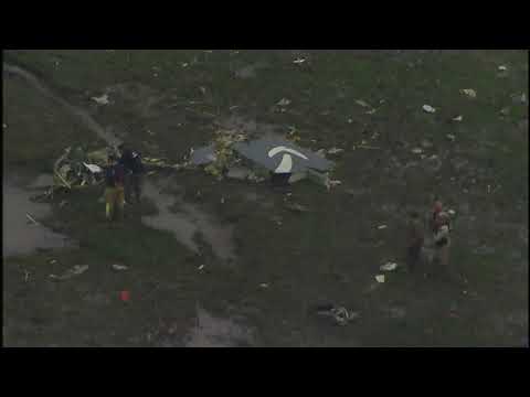 Atlas Air Plane Crash | SkyEye13 Helicopter video