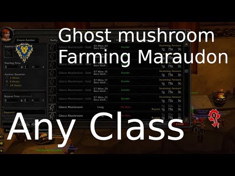 Maraudon Ghost Mushroom Farming Classic for all classes