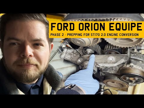 1990 Ford Orion Equipe Project Part 11 - Prepping for ST170 2.0 Engine conversion