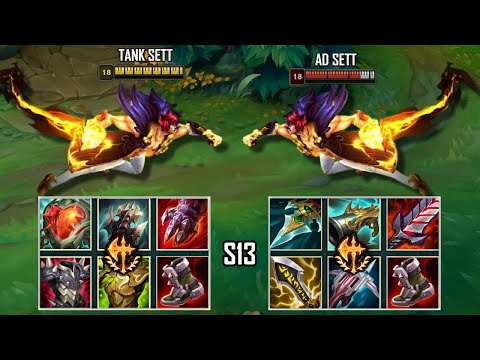 TANK SETT vs AD SETT FULL BUILD FIGHTS & Best Moments!