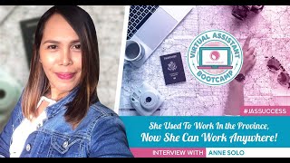 She Used To Work In the Province, Now She Can Work Anywhere! (Live Interview with Anne Solo) video