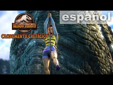 El escape del mosasaurio | JURASSIC WORLD: CAMPAMENTO CRETÁCICO | Netflix