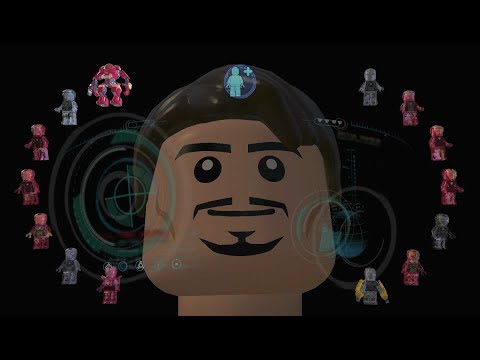 All Tony Stark Iron Man Suit-Up Animations in LEGO Marvel Videogames