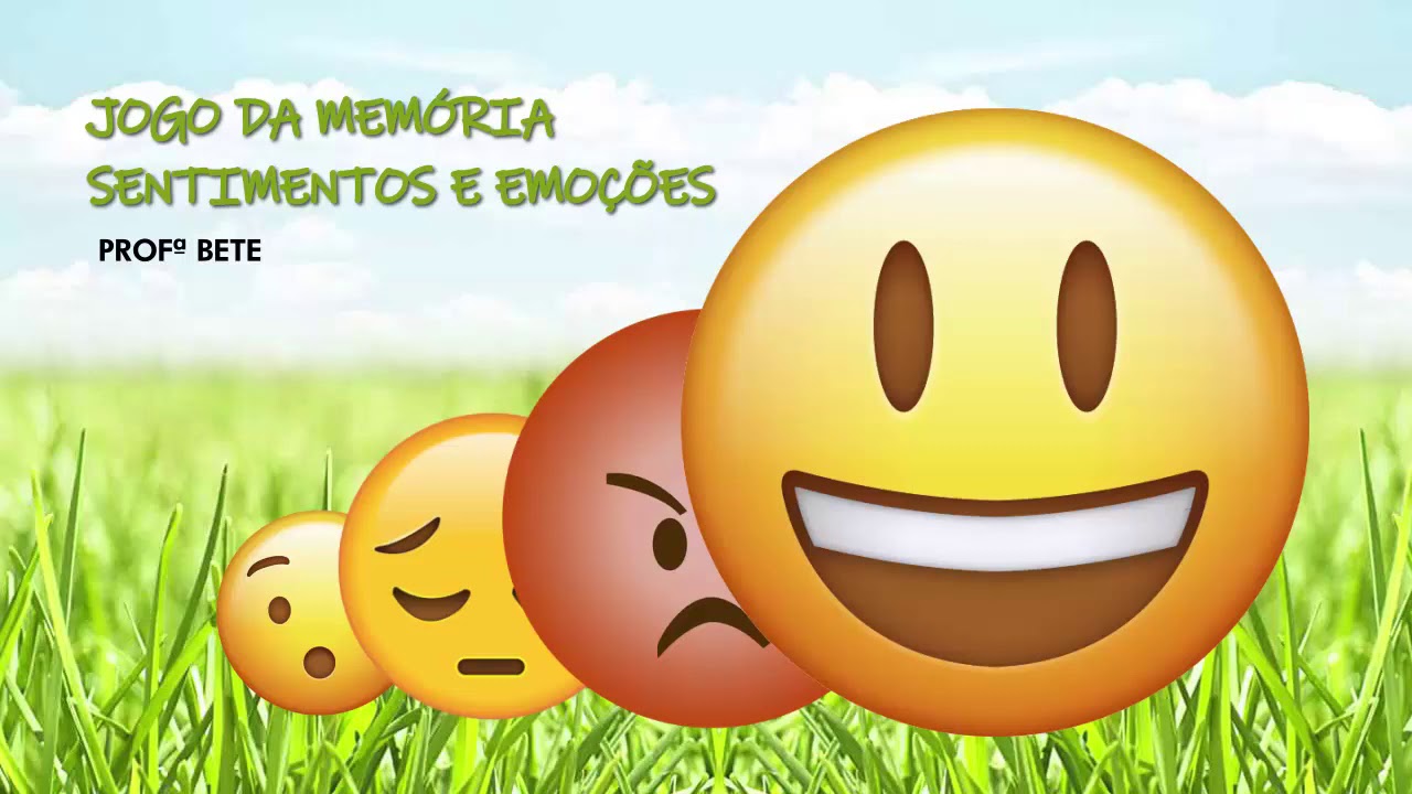 Jogo da Memória das emoções.