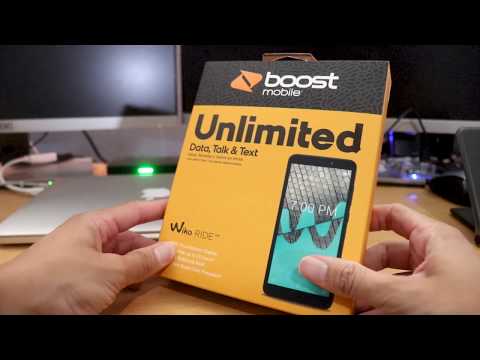 Wiko RIDE Unboxing & first impressions (Boost Mobile)