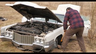 ABANDONED Cadillac DeVille will it run after 20 years and DRIVE HOME? - Vice Grip Garage EP70