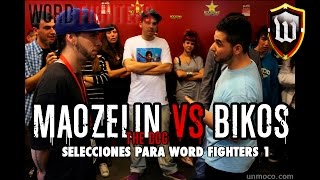 Word Fighters - Selecciones: Maozelin The Dog Vs Bikos (Akaraperros)