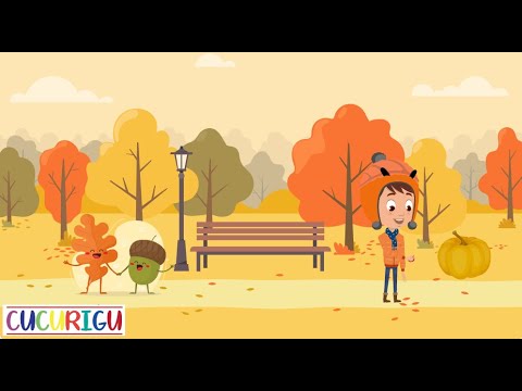 A, a, a, acum e toamnă, da 🍁 | Cântece de toamnă pentru copii | CUCURIGU – Cântece educative