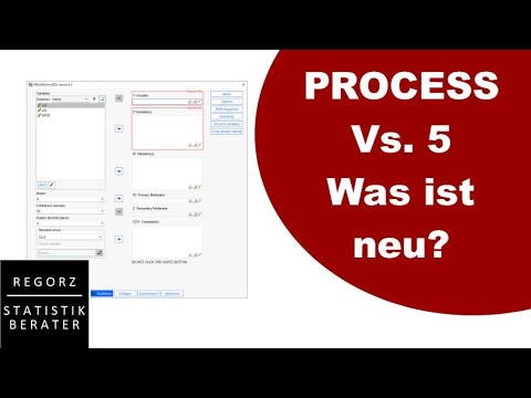 NEU in Hayes' PROCESS Version 5 (Mediation, Moderation, moderierte Mediation mit SPSS)