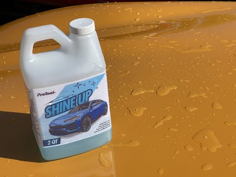 Protool Shineup for maintaining that  water repellant shine